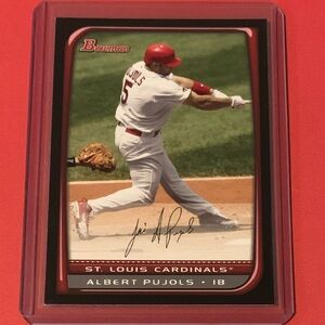 Albert Pujols #160 2008 Bowman Baseball Trading Card